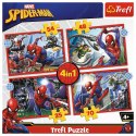 PUZZLE 4W1 SPIDERMAN TREFL 34384