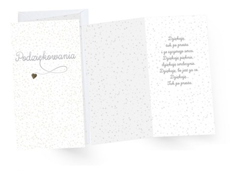 KARNET PM-135 PODZIĘKOWANIE PASSION CARDS - KARTKI