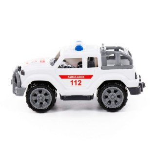 AUTO JEEP AMBULANS 21X11X10 CM LEGIONISTA WADER POLESIE 84705 WADP POLESIE