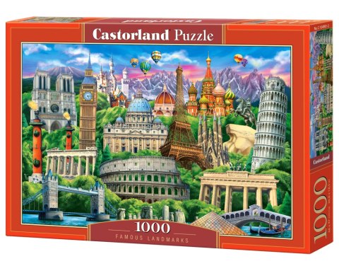 PUZZLE 1000 EL. FAMOUS LANDMARKS CASTORLAND C-104901 CASTOR