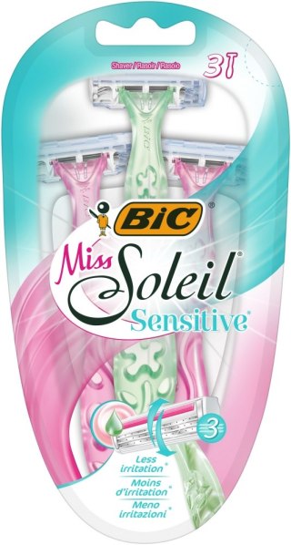 MASZYNKA DO GOLENIA MISS SOLEIL SENSITIVE BLISTER 3 BIC