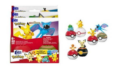 MBL POKEMON POKEBALL 2 FIGURKI MIX HXP11 PUD3 MATTEL