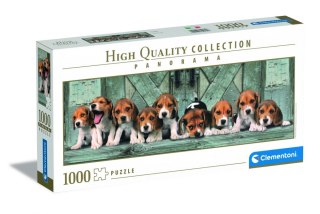 PUZZLE 1000 ELEMENTÓW PANORAMA BEAGLES CLEMENTONI 39435 CLEMENTONI