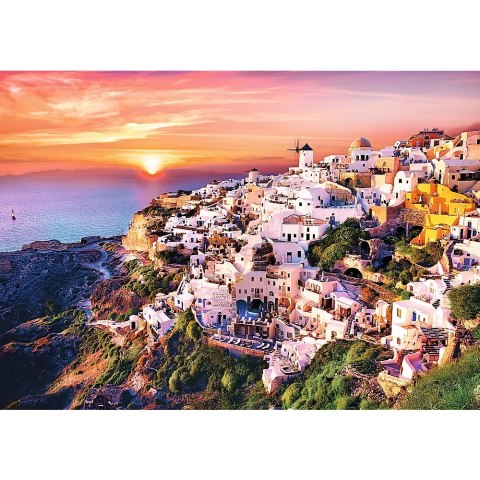 PUZZLE 1000 ELEMENTÓW ZACHÓD NAD SANTORINI TREFL 10435 TR TREFL