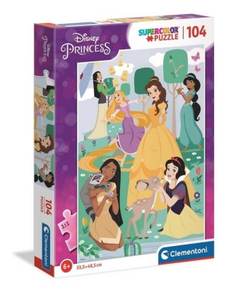 PUZZLE 104 ELEMENTY PRINCESS CLEMENTONI 25736 CLM CLEMENTONI