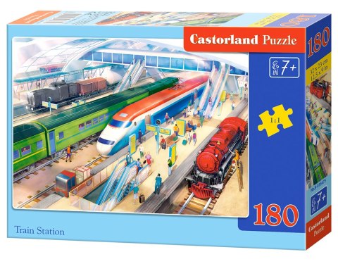 PUZZLE 180 ELEMENTÓW TRAIN STATION CASTORLAND B-018475 CASTOR