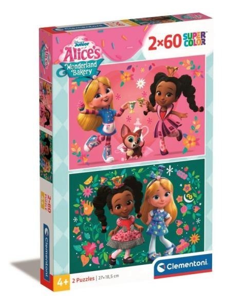 PUZZLE 2X60EL ALICE CLEMENTONI 24814 CLM CLEMENTONI