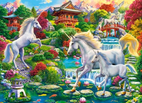 PUZZLE 300 UNICORN GARDEN CASTORLAND B-030521 CASTOR