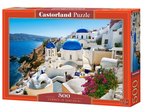 PUZZLE 500 ELEMENTÓW SUMMER IN SANTORINI CASTORLAND B-53575 CASTOR