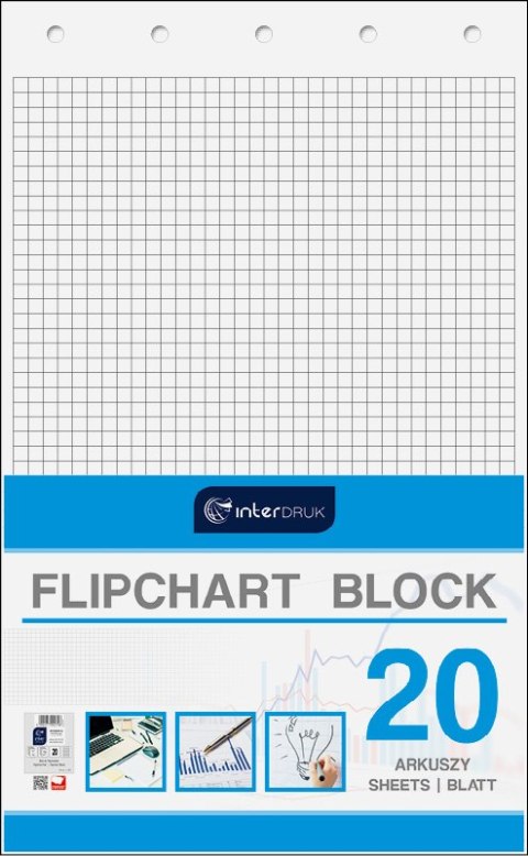 BLOK DO FLIPCHARTA 640X1000/20K KRAT INT INTERDRUK