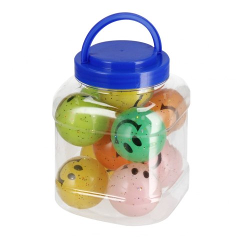 PIŁKA KAUCZUK 6CN BUZKI MIX SŁOIK A 10 D42865 TOYS