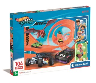 PUZZLE 104 ELEMENTY HOT WHEELS CLEMENTONI 25776 CLM CLEMENTONI