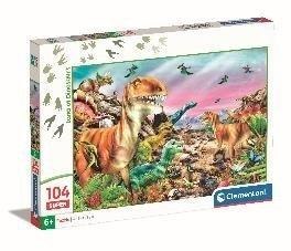 PUZZLE 104EL LAND OF DINOSAURUS CLEMENTONI 25779 CLM CLEMENTONI