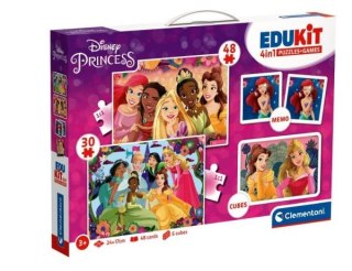 PUZZLE 2W1 MEMO KLOCKI PRINCESS CLEMENTONI 18297 CLM CLEMENTONI