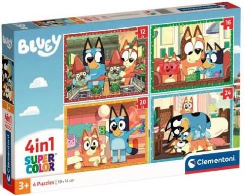 PUZZLE 4W1 BLUEY CLEMENTONI 21530 CLM CLEMENTONI