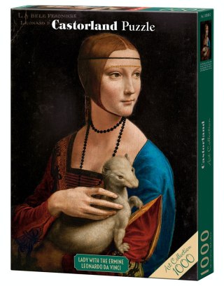 PUZZLE 1000 EL. LADY WITH THE ERMINE, LEONARDO DA VINCI CASTORLAND C-105168 CASTOR