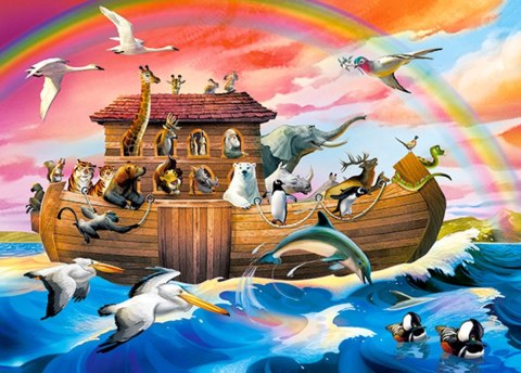 PUZZLE 60 ELEMENTÓW NOAS H ARK CASTORLAND B-066186 CASTOR