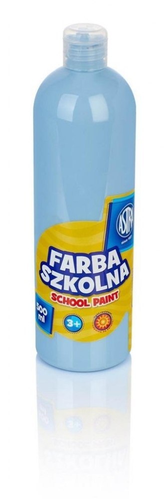 FARBA SZKOLNA NIEBIESKA J. 0.5L BUTELKA ASTRA 301112006 ASTRA