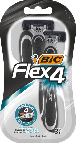 MASZYNKA DO GOLENIA FLEX 4 BLISTER 3 BIC