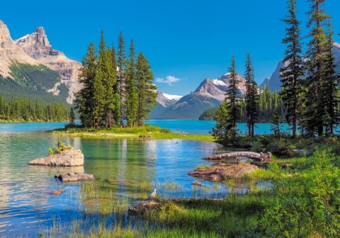 PUZZLE 500 EL. MALIGNE LAKE, CANADA CASTORLAND B-53803 CASTOR