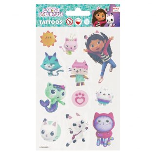 TATUAŻ GABBY S DOLLHOUSE 10X18 STICKER BOO 540812 STICKERBOO-NAKLEJKI