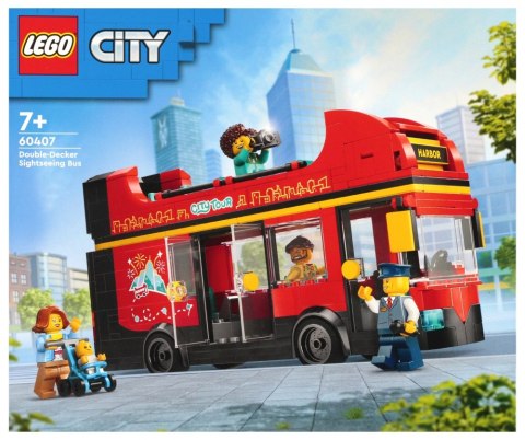 KLOCKI KONSTRUKCYJNE LEGO CITY AUTOKAR CZERWONY LEGO 60407 LEGO