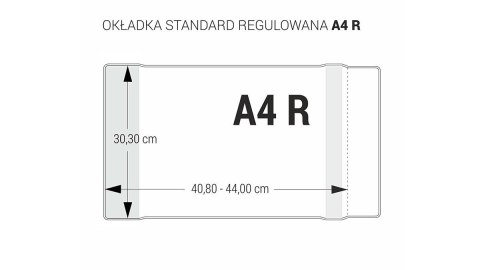 OKŁADKA REGULOWANA A4 - 303 BEZBARWNA BIURFOL OZB-46 BIURFOL