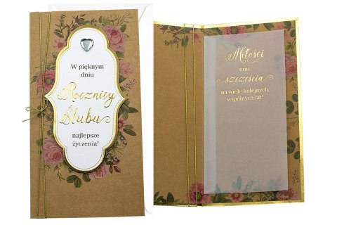 KARNET PM-336 ROCZNICA ŚLUBU PASSION CARDS - KARTKI