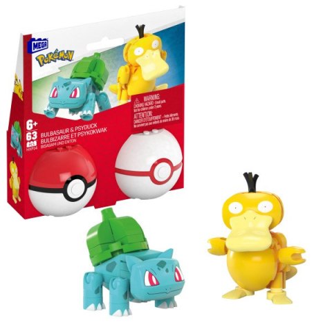 MBL POKEMON POKEBALL BULBASAUR I PSYDUCK HXP14 3 MATTEL