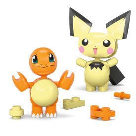 MBL POKEMON POKEBALL CHARMANDER PICHU HXP13 WB3 MATTEL