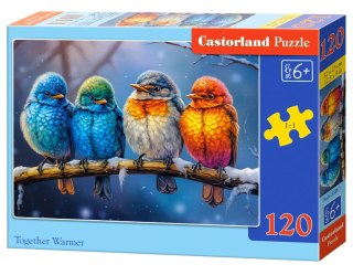 PUZZLE 120 EL. TOGETHER WARMER CASTORLAND B-13586 CASTOR