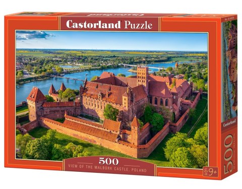 PUZZLE 500 EL. VIEW OF THE MALBORK CASTLE, POLAND CASTORLAND B-54039 CASTOR