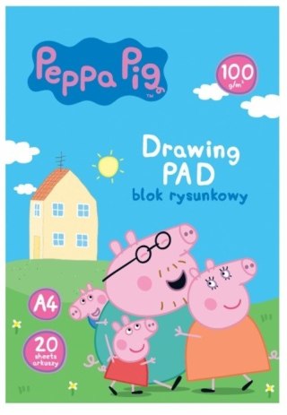 BLOK RYSUNKOWY A4/20K BIAŁY PEPPA A 10 ASTRA 106024002 ASTRA