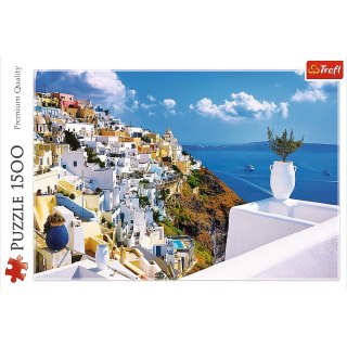 PUZZLE 1500 ELEMENTÓW SANTORINI GRECJA TREFL 26119 TREFL