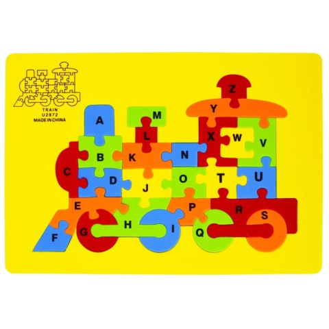 KLOCKI PIANKOWE PUZZLE LOKOMOTYWA MEGA CREATIVE 481185 MEGA CREATIVE