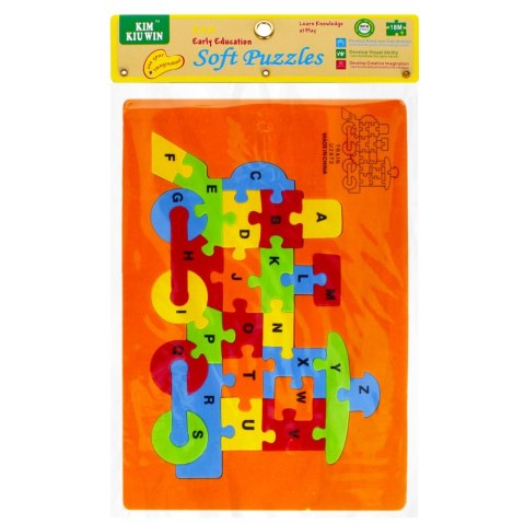 KLOCKI PIANKOWE PUZZLE LOKOMOTYWA MEGA CREATIVE 481185 MEGA CREATIVE