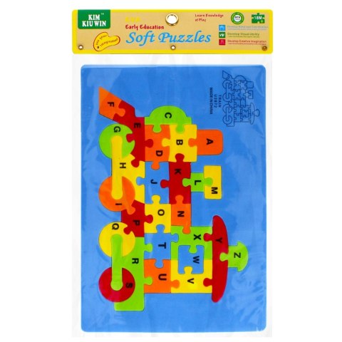 KLOCKI PIANKOWE PUZZLE LOKOMOTYWA MEGA CREATIVE 481185 MEGA CREATIVE