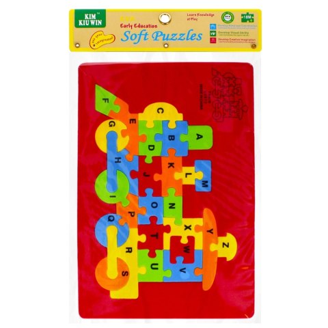 KLOCKI PIANKOWE PUZZLE LOKOMOTYWA MEGA CREATIVE 481185 MEGA CREATIVE