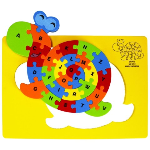 KLOCKI PIANKOWE PUZZLE ŻÓŁW MEGA CREATIVE 481189 MEGA CREATIVE