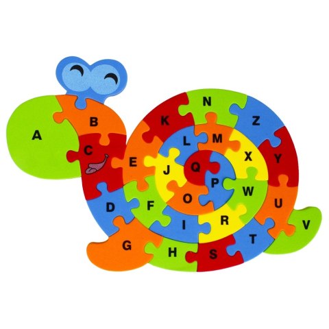 KLOCKI PIANKOWE PUZZLE ŻÓŁW MEGA CREATIVE 481189 MEGA CREATIVE