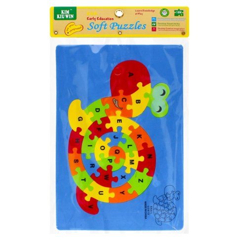 KLOCKI PIANKOWE PUZZLE ŻÓŁW MEGA CREATIVE 481189 MEGA CREATIVE