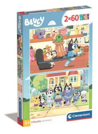 PUZZLE 2X60EL BLUEY CLEMENTONI 24813 CLM CLEMENTONI