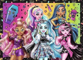 PUZZLE 4W1 MONSTER HIGH ELEKTRYZUJĄCY DZIEŃ TREFL 34655 TR TREFL