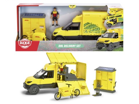 CITY ZESTAW Z POJAZDEM DHL, 25 CM SIMBA