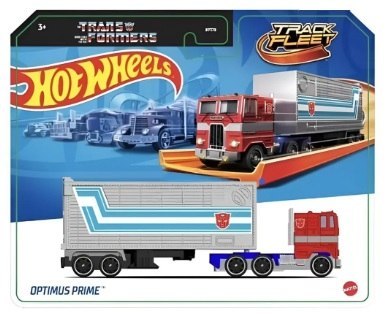 HW TRACK FLEET POJAZD Z NACZEPA 1:64 HYT56 MIX 6 MATTEL