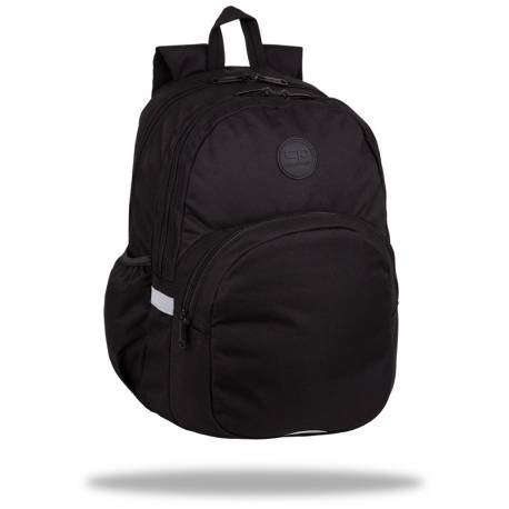 PLECAK 32X43X23 2ZAMKI 3KIESZENIE RIDER RDET BLACK COLLPACK PATIO SZ-88148 PATIO