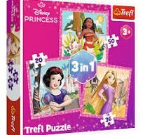 PUZZLE 3W1 PIĘKNE KWIATY TREFL 34875 TR TREFL