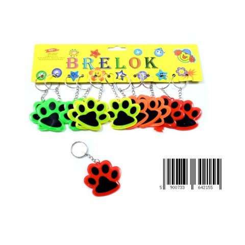 BRELOK ODBLASKOWY PSIA ŁAPA 5CM PBH A 12 TOYS D42509 MID TOYS