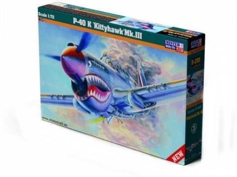 SAMOLOT SKLEJ 1:72 P-40/MK.III KITTYH PUD MASTERCRAFT