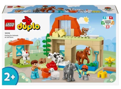 KLOCKI KONSTRUKCYJNE LEGO DUPLO ZWIERZĘTA NA FARMIE LEGO 10416 LEGO